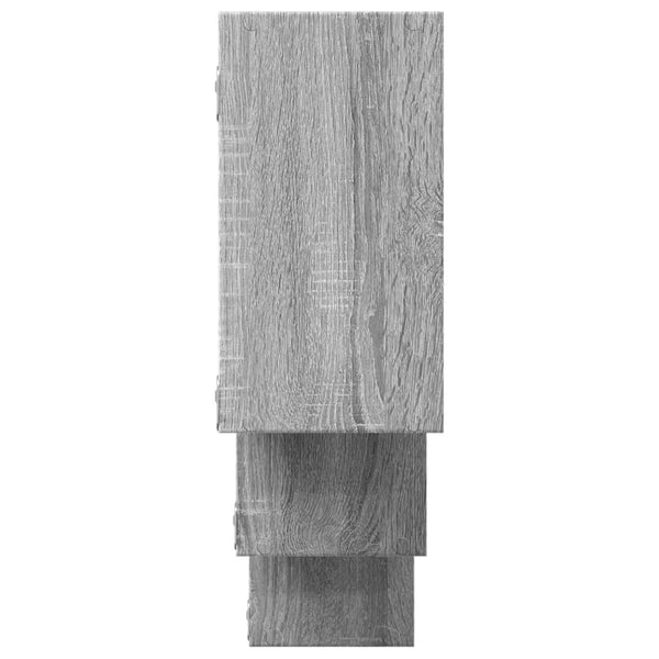 Graues Wandregal Soltut 159x18x66cm (Holz)