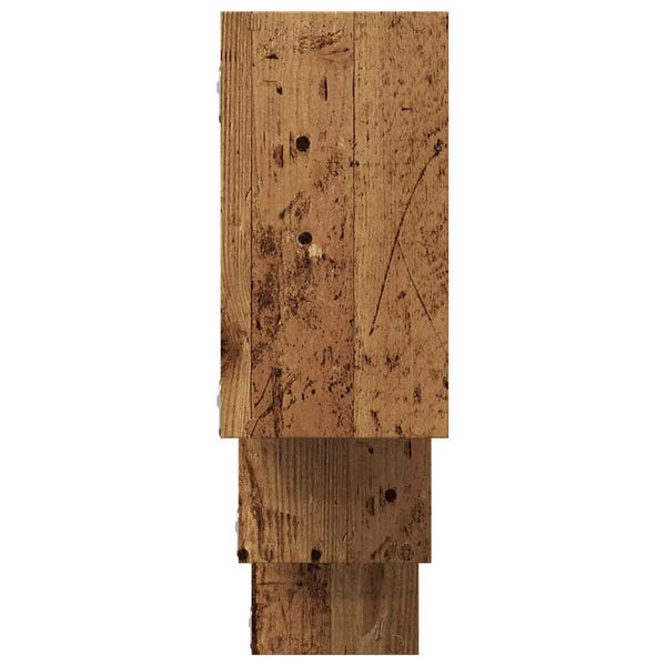 Altes Wandregal aus Holz, Soltut 159x18x66cm (Holz)