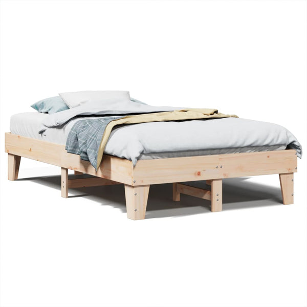 Bett mit Matratze Trevor 120x200cm (Kiefer)