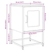 Nachttischschrank Leposava Rosa 36x39x60,5cm