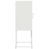 Weißes Sideboard Pandelina 36x39x107cm (kaltgewalzter Stahl)