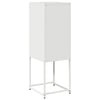 Weißes Sideboard Pandelina 36x39x107cm (kaltgewalzter Stahl)