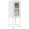 Weißes Sideboard Pandelina 36x39x107cm (kaltgewalzter Stahl)