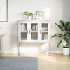 Weißes Sideboard Nestaca 100,5x39x107cm (kaltgewalzter Stahl)