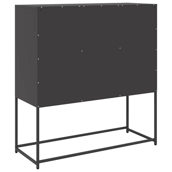 Musta senkki Labau 100,5x39x107cm (kylmävalssattu teräs)