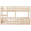Etagenbett Ossie 80x200cm (Kiefer)