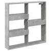Betongrauer Wandschrank Tabitha 80x15x80cm (Holz)