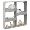 Betongrauer Wandschrank Tabitha 80x15x80cm (Holz)