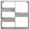 Betongrauer Wandschrank Tabitha 80x15x80cm (Holz)