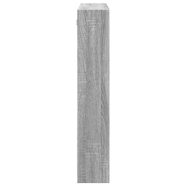 Grauer Wandschrank Tabitha 80x15x80cm (Holz)
