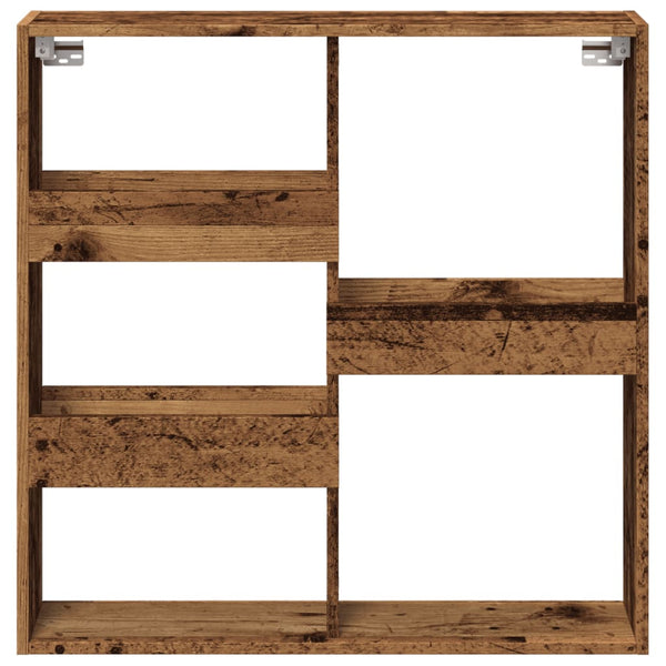 Alter Wandschrank Tabitha 80x15x80cm (Holz)