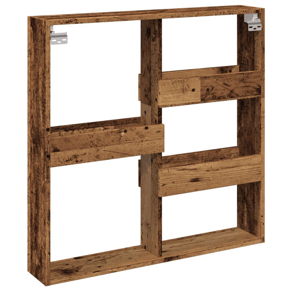 Alter Wandschrank Tabitha 80x15x80cm (Holz)