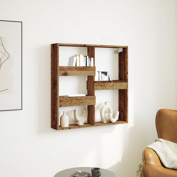 Alter Wandschrank Tabitha 80x15x80cm (Holz)