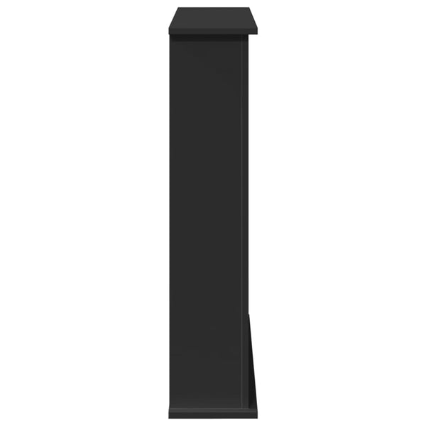 Musta takkakehys Soren 75x20x87,5cm (puinen)