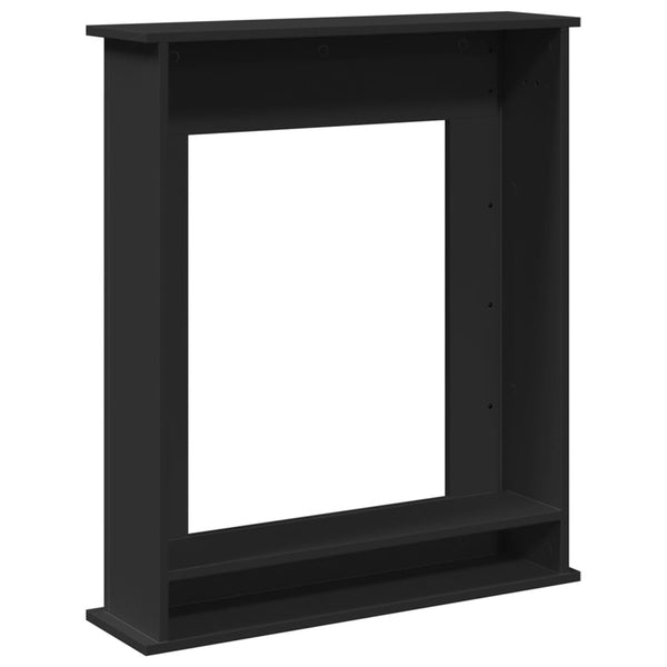 Musta takkakehys Soren 75x20x87,5cm (puinen)