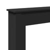 Musta takkakehys Soren 75x20x87,5cm (puinen)
