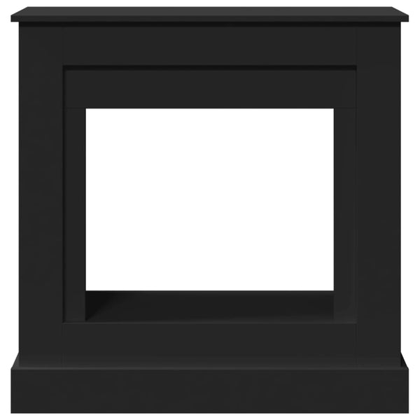 Musta takkakehys Trei 90x30x90cm (puinen)