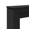 Musta takkakehys Trei 90x30x90cm (puinen)