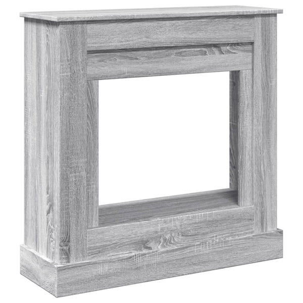 Harmaa takkareunus Trei 90x30x90cm (puinen)