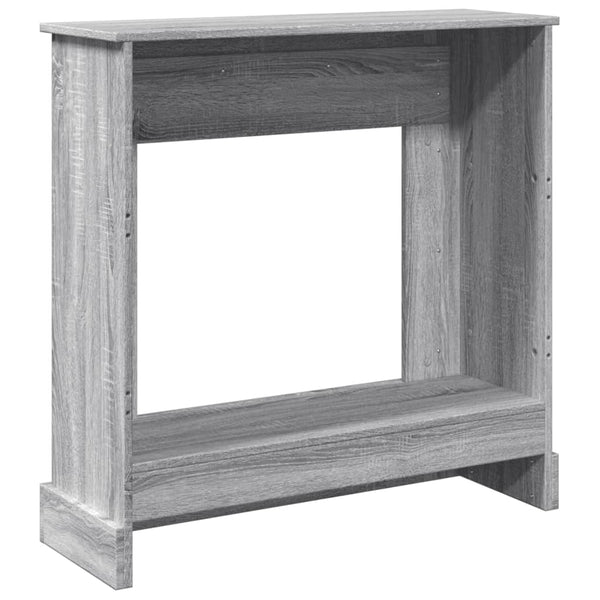 Harmaa takkareunus Trei 90x30x90cm (puinen)