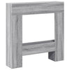 Grauer Kaminsims Af 81x18x82cm (Holz)