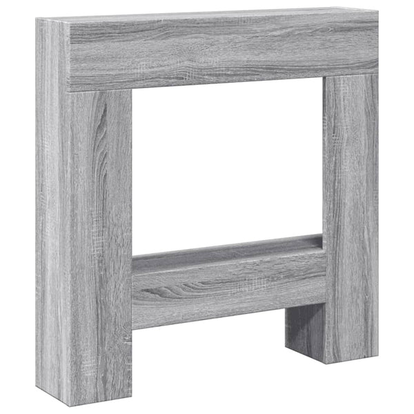 Grauer Kaminsims Af 81x18x82cm (Holz)