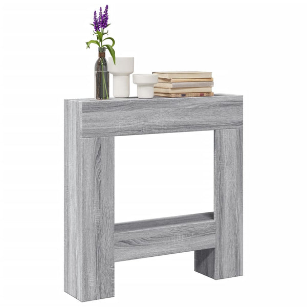 Grauer Kaminsims Af 81x18x82cm (Holz)