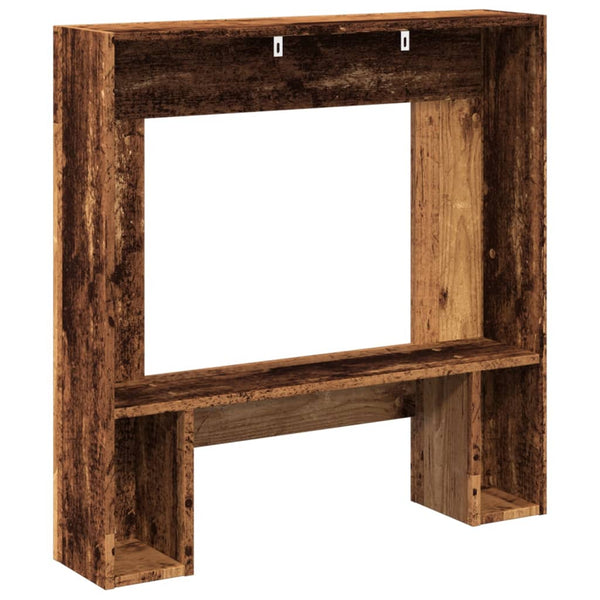 Kaminrahmen aus Altholz 81x18x82cm (Holz)