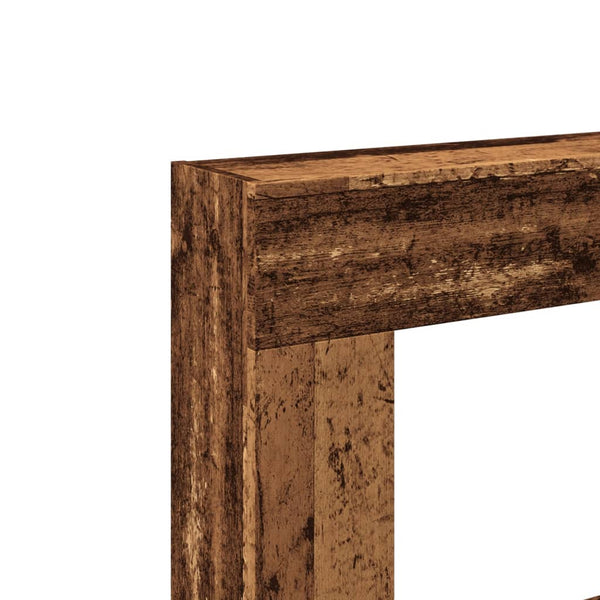Kaminrahmen aus Altholz 81x18x82cm (Holz)