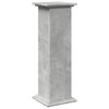 Favian Präsentationsständer in Grau mit Stauraum 31x30x90cm (Holz)