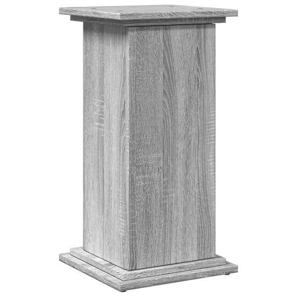 Favian Präsentationsregal, Grau, Stauraum 31x30x60cm (Holz)