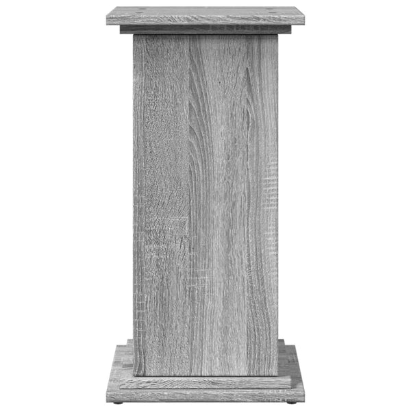 Favian Präsentationsregal, Grau, Stauraum 31x30x60cm (Holz)