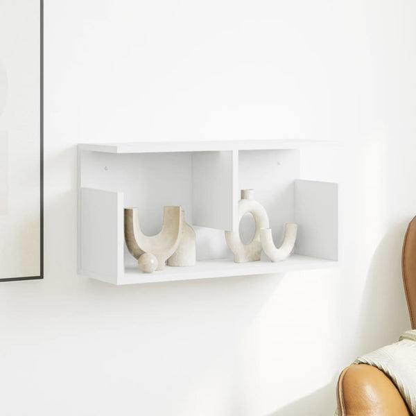 Weißer Hängeschrank Kristine 60x20x30cm (Holz)