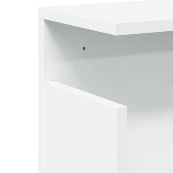 Weißer Hängeschrank Kristine 60x20x30cm (Holz)