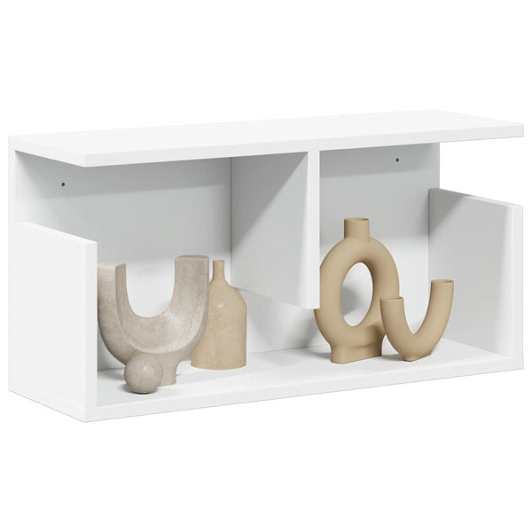 Weißer Hängeschrank Kristine 60x20x30cm (Holz)