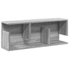 Grauer Hängeschrank Kristine 80x20x30cm (Sonoma Holz)