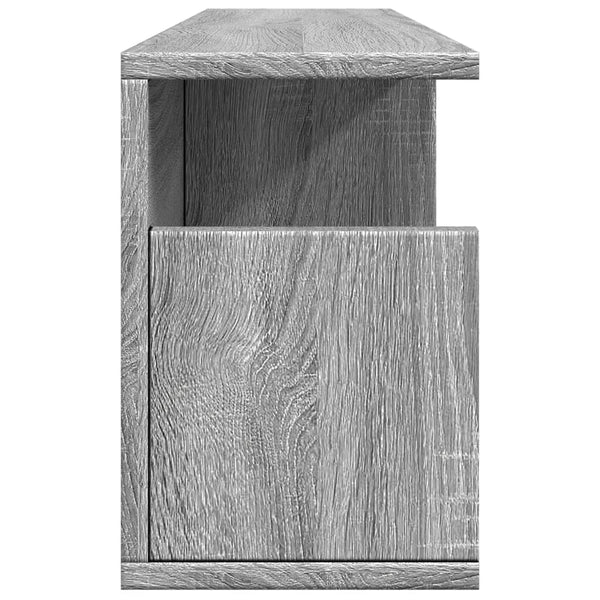 Grauer Hängeschrank Kristine 80x20x30cm (Sonoma Holz)