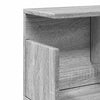 Grauer Hängeschrank Kristine 80x20x30cm (Sonoma Holz)
