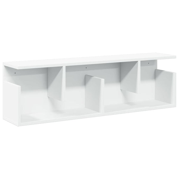 Weißer Wandschrank Kristine 100x20x30cm (Holz)