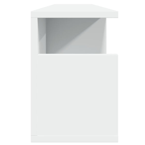 Weißer Wandschrank Kristine 100x20x30cm (Holz)
