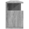 Grauer Wandschrank Kristine 100x20x30cm (Sonoma-Holzoptik)