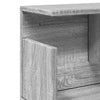 Grauer Wandschrank Kristine 100x20x30cm (Sonoma-Holzoptik)
