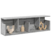 Grauer Wandschrank Kristine 100x20x30cm (Sonoma-Holzoptik)