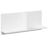 Weißer Wandschrank Nelo 70x16,5x30cm (Holz)