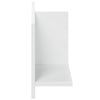 Weißer Wandschrank Nelo 70x16,5x30cm (Holz)
