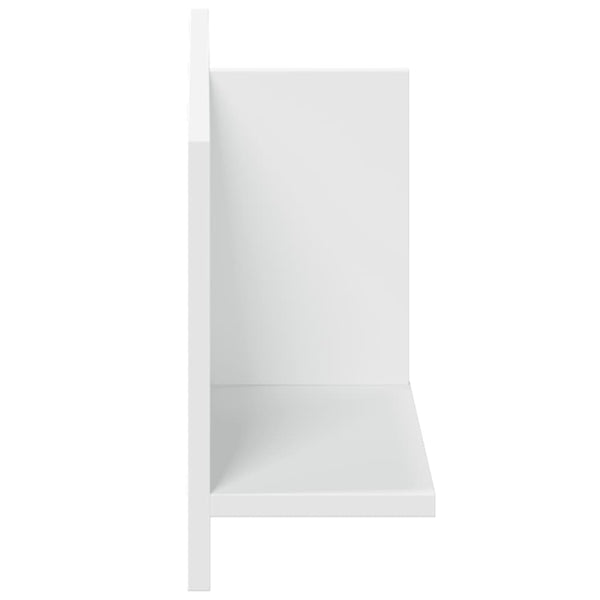Weißer Wandschrank Nelo 70x16,5x30cm (Holz)