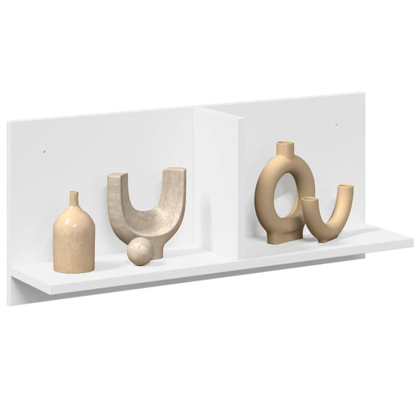 Weißer Wandschrank Nelo 70x16,5x30cm (Holz)
