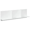 Weißer Wandschrank Nelo 100x16,5x30cm (Holz)