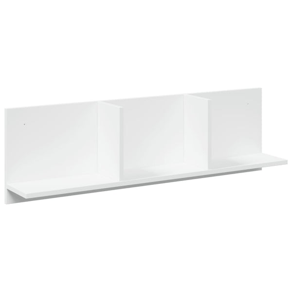 Weißer Wandschrank Nelo 100x16,5x30cm (Holz)