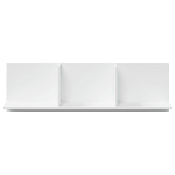 Weißer Wandschrank Nelo 100x16,5x30cm (Holz)